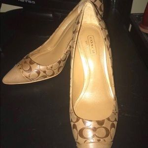 Coach Luca Embossed Signature Heels